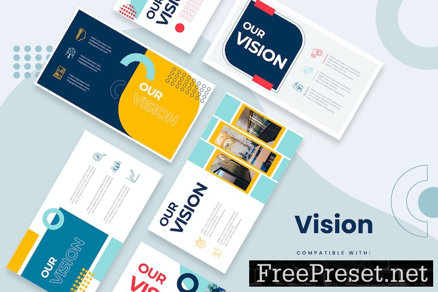 Business Vision Slides Google Slides Infographics DM4AJUB