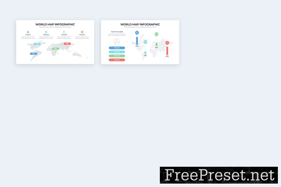 Business World Maps Google Slides Infographics MV6B9AD