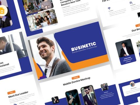 Businetic - Business Google Slides Template 9KKRXYH