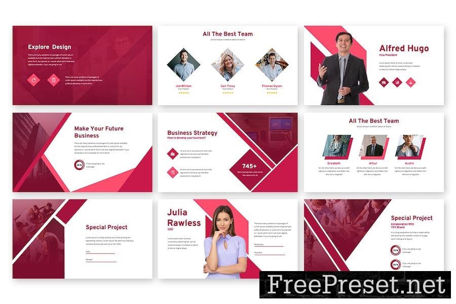 Businezz - Google Slides Template ULAWUL8