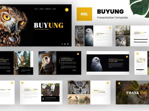 Buyung - Bird Animal Google Slides Template YQTSLUZ