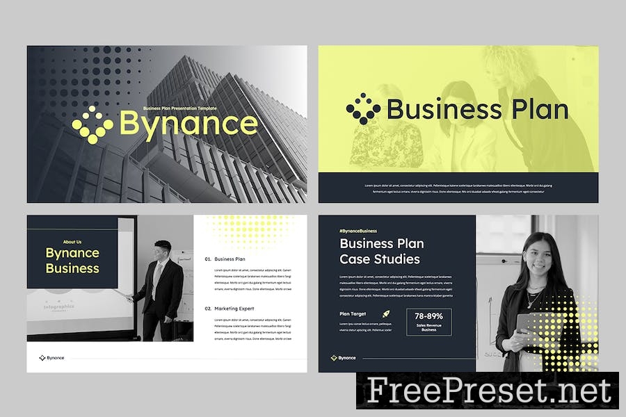 BYNANCE - Business Plan Google Slides 8BQGZK2