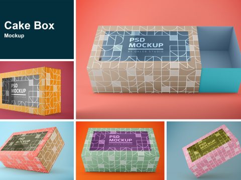 Cake Box Mockup 10204784