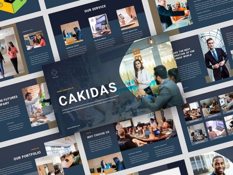 Cakidas - Business Google Slides Template 4N8E9KZ