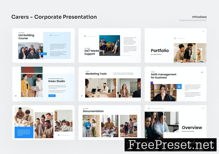 Carers - Corporate Google Slides Presentation JV96K3R