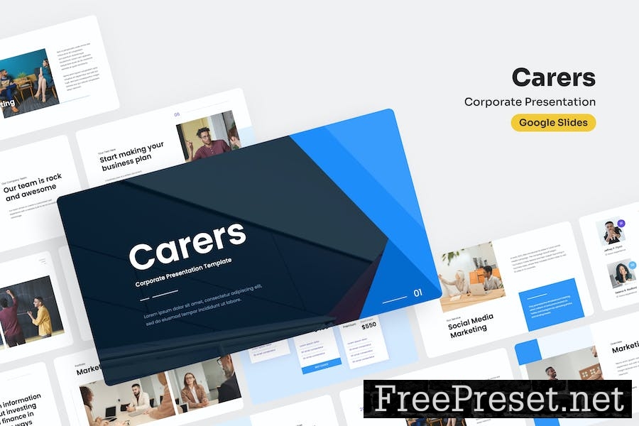 Carers - Corporate Google Slides Presentation JV96K3R