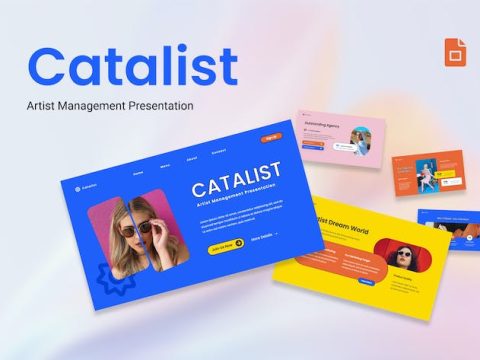 Catalist - Artist Management Google Slides KB2EJRZ