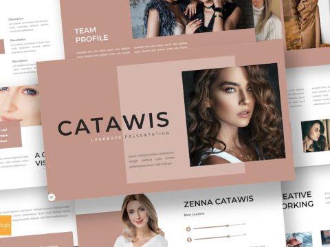 Catawis - Lookbook Google Slides Template 6QDVD5E