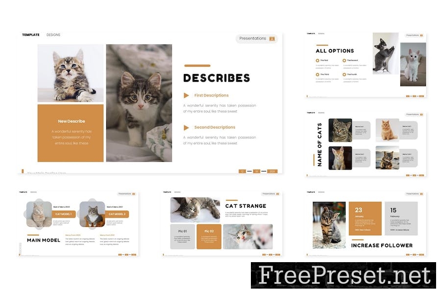 Catelosa - Google Slides Template 82JPGHQ