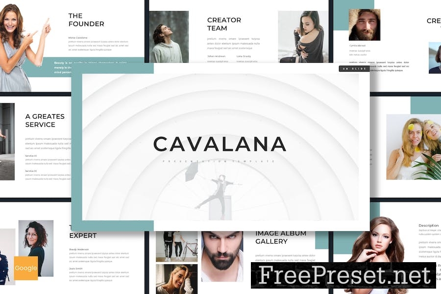 Cavalana - Business Google Slides Template ACZ57QW