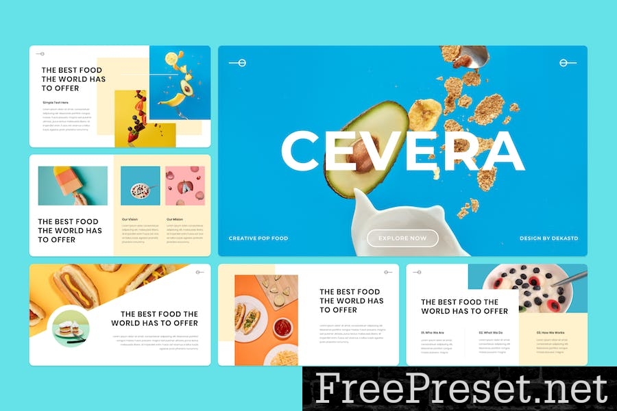 Cevera - Creative Google Slide Template SZPLVCF