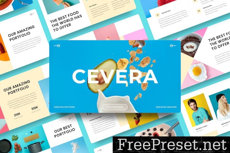 Cevera - Creative Google Slide Template SZPLVCF