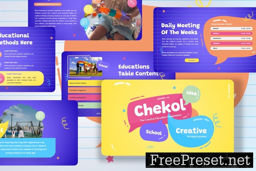 Chekol - Education Creative Googleslide Template QA53X3M