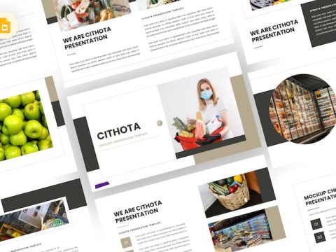 Chitota - Grocery Google Slides Template