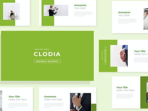 Clodia Minimal Business Presentation Google Slides