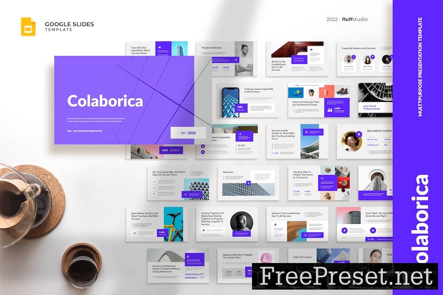 Colaborica - Multipurpose Google Slides Template QLXT57R