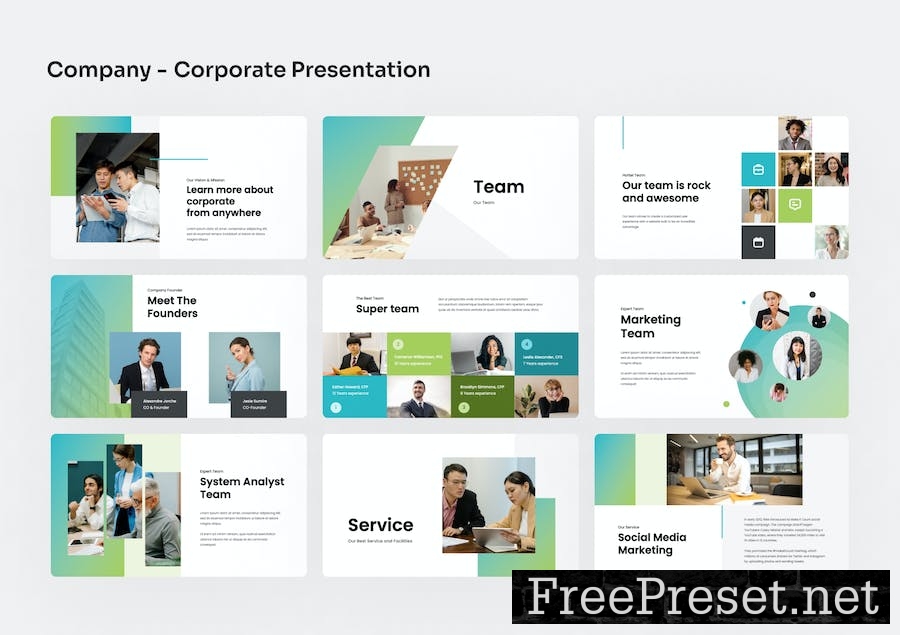 Company - Corporate Google Slides Presentation UAFFWNJ