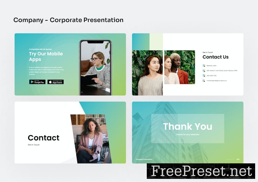 Company - Corporate Google Slides Presentation UAFFWNJ