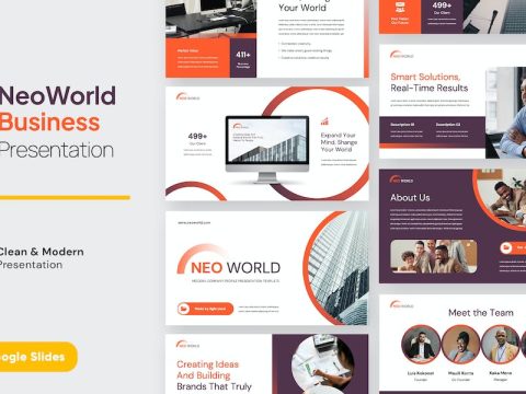 Company Profile Google Slides Template PTV62HP