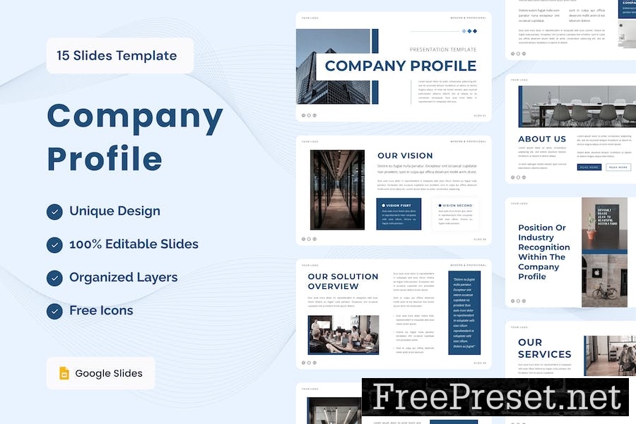 Company Profile Presentation Template