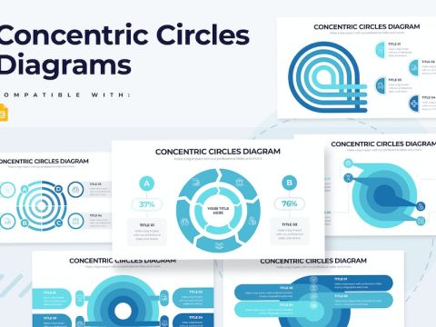 Concentric Circle Google Slides Infographic S9VRDBN