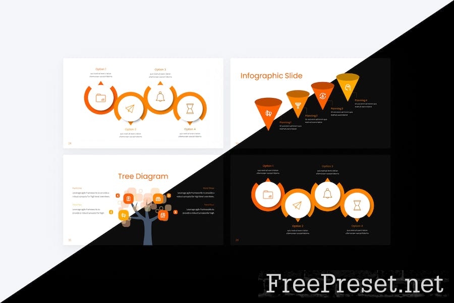 Concept Orange Modern Marketing Google Slides 69CA52G