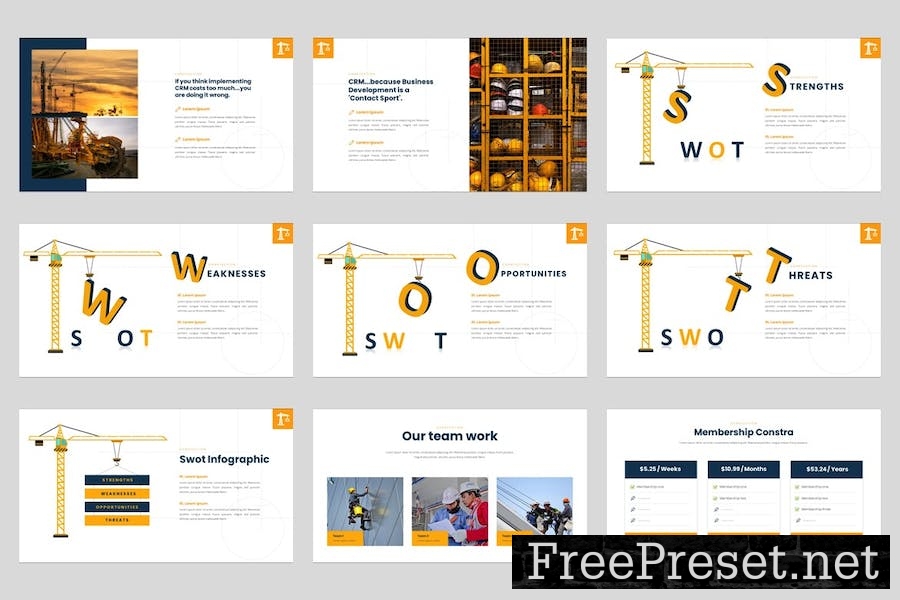 Construct - Construction Google Slides Template MTUXYP3