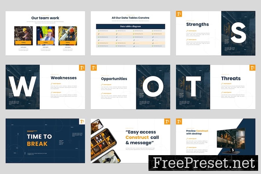 Construct - Construction Google Slides Template MTUXYP3