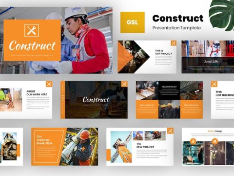 Construction & Building Google Slides Template 7CBUT8D