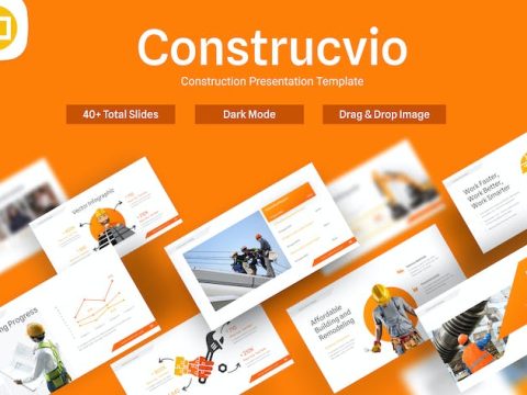 Construcvio Industry Google Slides Template WTN9Q84