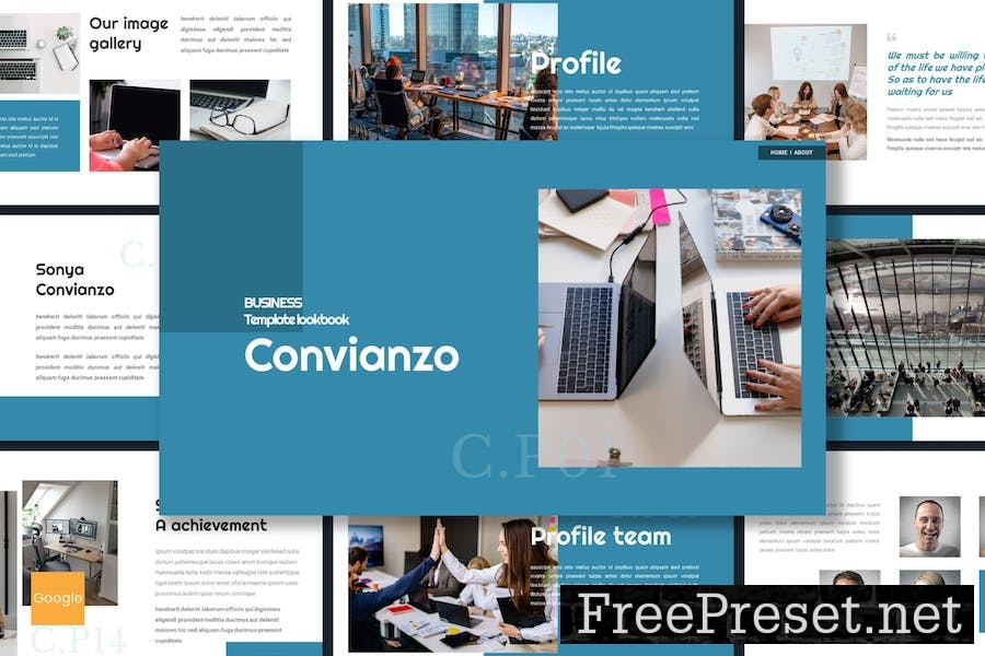 Convianzo - Business Google Slides Template PMTMUYL