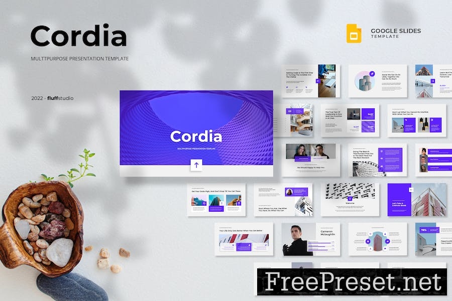 Cordia - Business Google Slides Template 479AUPM