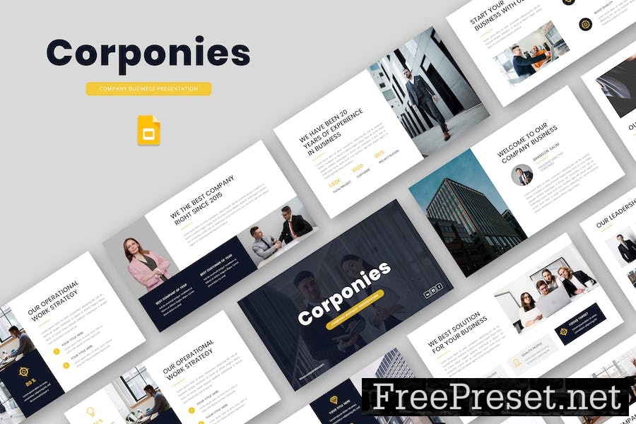 Corponies - Corporate Business Google Slide RP2XHNY