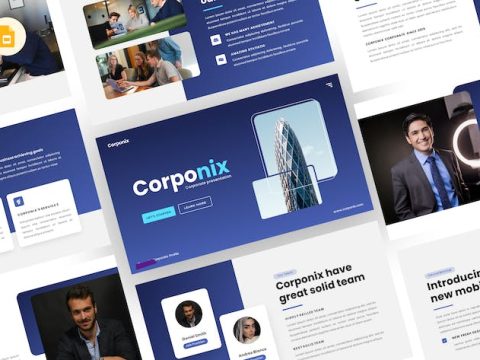 Corponix - Corporate Google Slides Template WX2WGGW