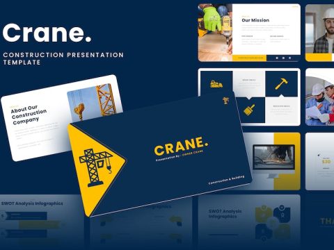 Crane - Construction Google Slides Template WJU2ZS4