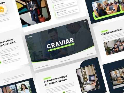 Craviar - Marketing Google Slides Template