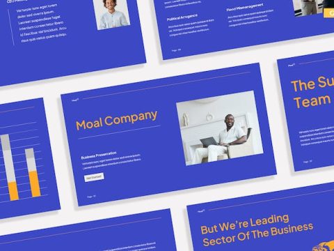 Creative Blue Yellow Company Profile 001 VJKWSK9