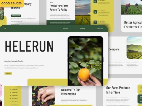 Creative Green Yellow Agriculture Business Company F9UUREU