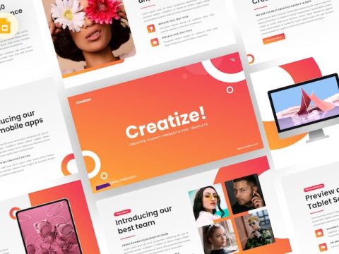 Creatize - Creative Google Slides Template FLTX8LC