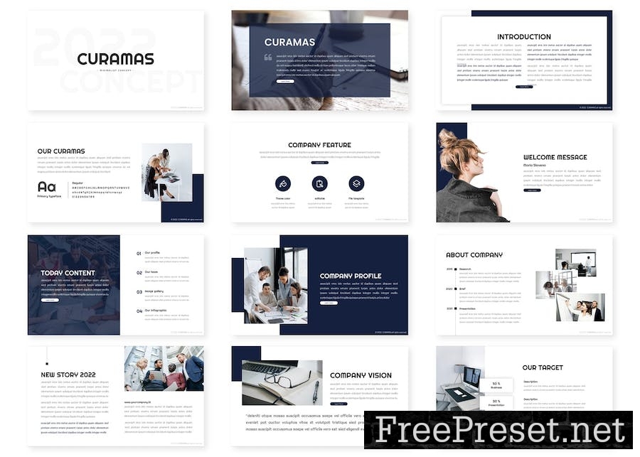 Curamas - Business Google Slides Template CNEVLSW