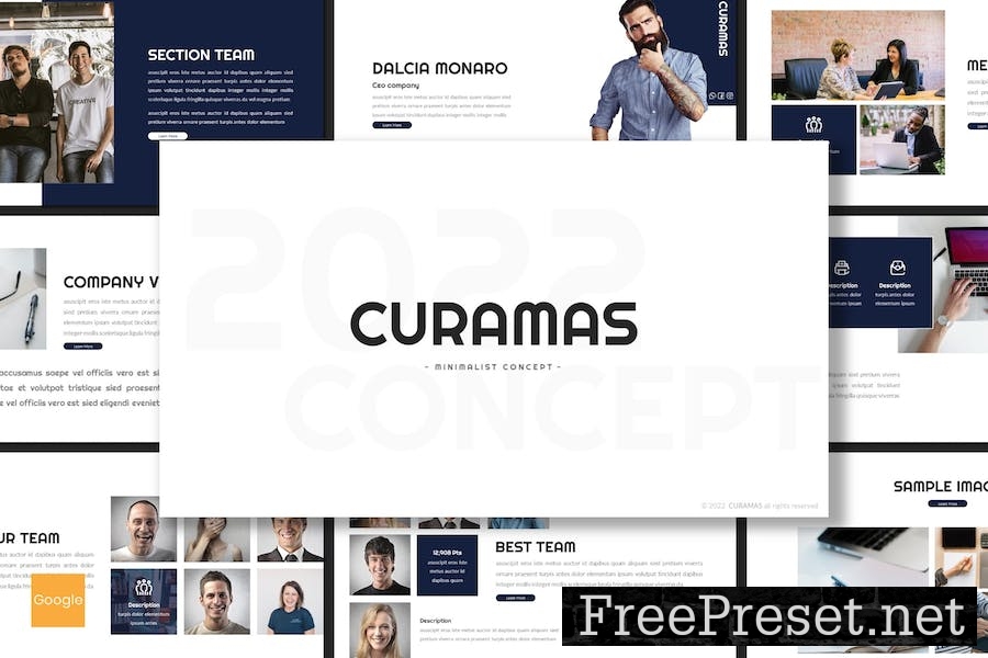 Curamas - Business Google Slides Template CNEVLSW