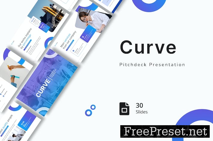 Curve - Pitchdeck Presentation Google Slide CJEDK7A