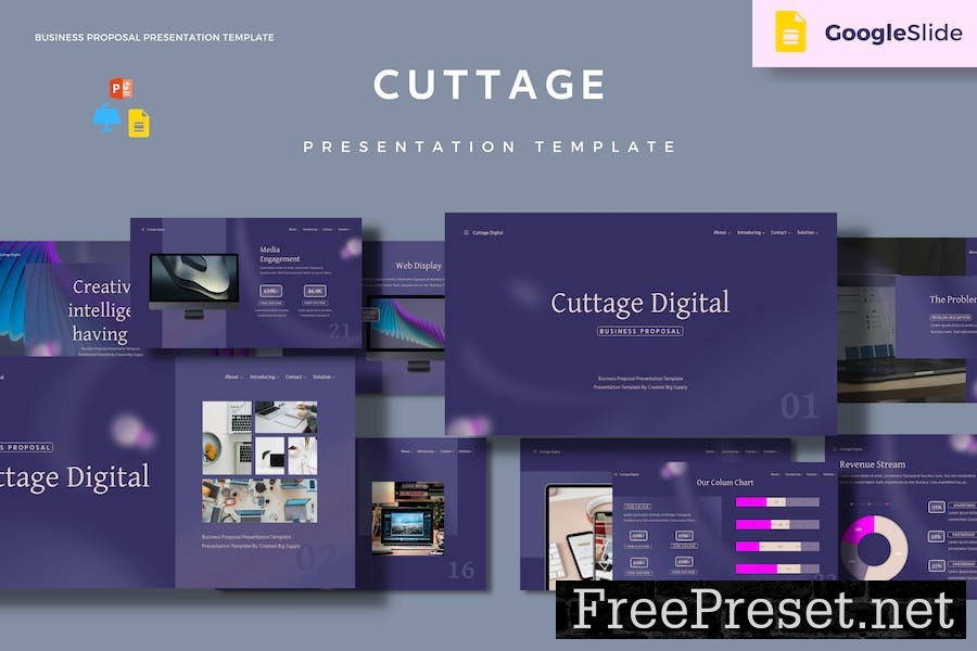 Cuttage GoogleSlide Business Proposal Presentation APMUEVC