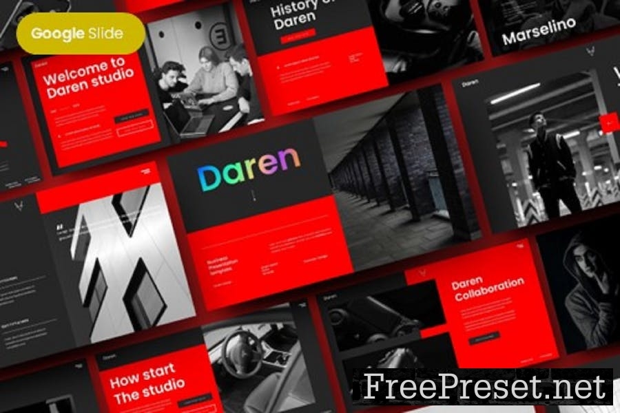 Daren - Business Google Slide Template SVKFQQ3