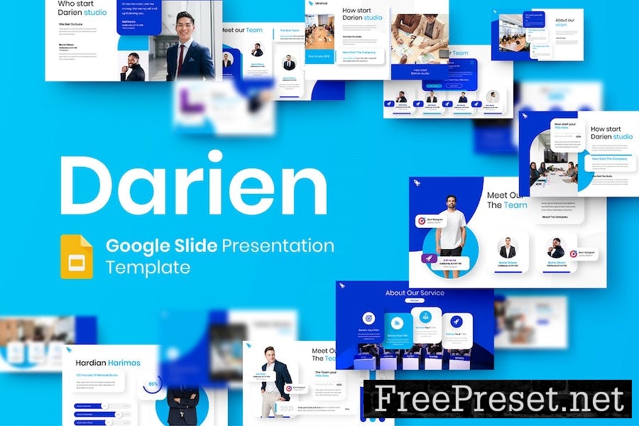 Darien - Business Google Slide Template HP6VBWN