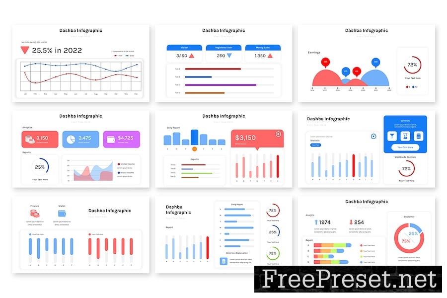 Dashba Infographic - Google Slides Template 7UC73X6