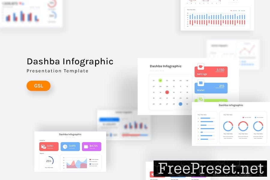 Dashba Infographic - Google Slides Template 7UC73X6