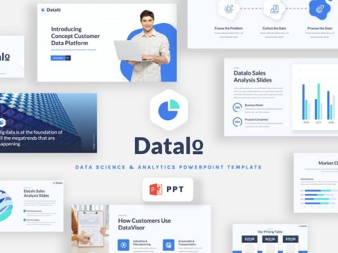 Datalo - Data Science Powerpoint Template 347L3YX