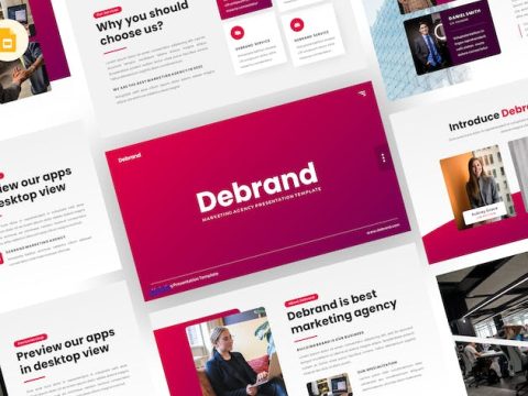 Debrand - Marketing Google Slides Template A2M8FN4