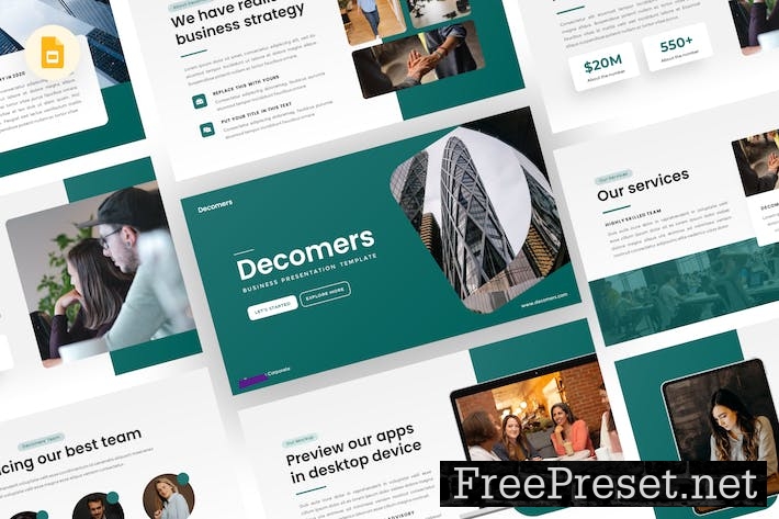 Decomers - Business Google Slides Template 4F3AL6C